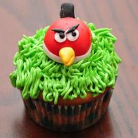Angry Birds cupcake