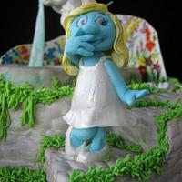  The Smurfs cake