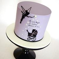 Tinkerbell Baby Shower Cake