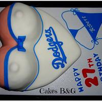 Dodgers Naughty Cake
