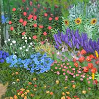 Monet's Garden - Gardens of the World Cake Collaboration