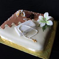 Communion and birthday cake