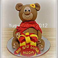 3D Teddy Bear Cake