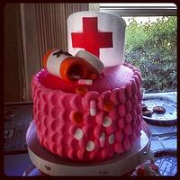 Nursing cake and cupcakes