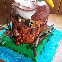Mallard Duck Grooms Cake