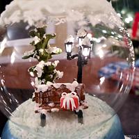 Christmas Snow Globe - Hand Painted