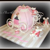 Cinderella Carriage/Coach Cake