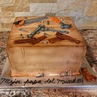 Tres leches Father's Day/carpenter theme cake