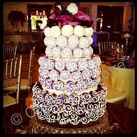 Ombre Cake Ball Cake