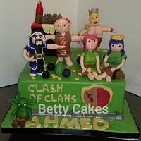 clash of clans cake