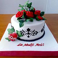 BOUQUET OF ROSES CAKE