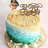 Moana - Birthday Cake 