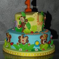 safari cake