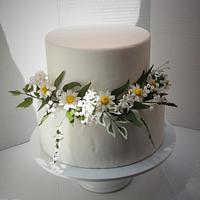 Wedding cake inspired by spring