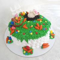 Easter Garden Cake