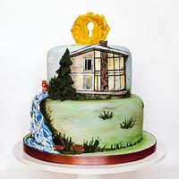 Housewarming cake