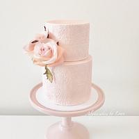 Embossed Wedding Cake