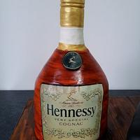 Hennessy Bottle Cake