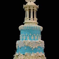 Whimsical Wedding cake 