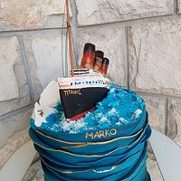 Titanic cake Titanic cake
