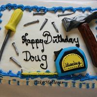 Handyman Birthday Cake