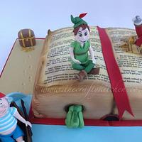 Peter Pan Book Cake
