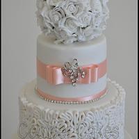 wedding cake 5 tiers 