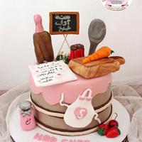 Beautiful Chef birthday cake 👩‍🍳