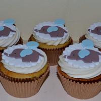 Baby Elephant Cupcakes!