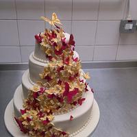 david and laura's wedding cake