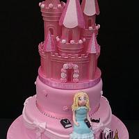 Princess Castle Cake for Molly