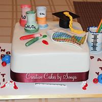 Chemistry Major Graduation Cake