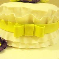 Flower Ruffle Cake