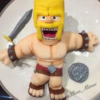My First Cake - Clash of Clans (Barbarian King)