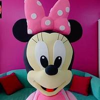 Baby Minnie Mouse 3D Cake