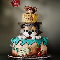 Tom & Jerry Cake by Purbaja B Chakraborty 