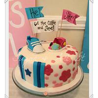 Gender reveal Cake 
