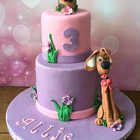 Dog & Cat birthday cake