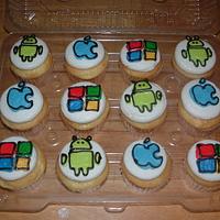 Computer Themed Cupcakes