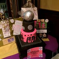 Disco Ball and Dancers cake