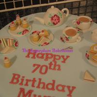 Afternoon Tea themed Cake - Cath Kidston Inspired