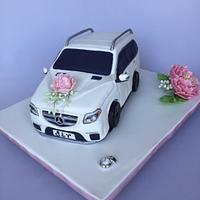 Mercedes wedding cake