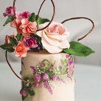 #4 Wedding Cake inspired by Enchanted Garden