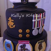 (Canadian) Navy Retirement cake