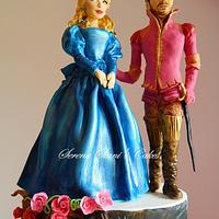 The beauty and the beast cake