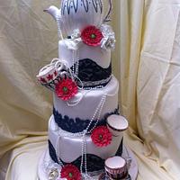  my first designed wedding cake