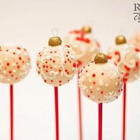 Christmas balls - cake pops