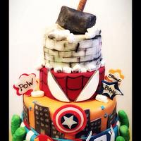 Marvel cake!!