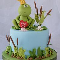 Who will kiss the frog??? - cake by CakeHeaven by Marlene - CakesDecor