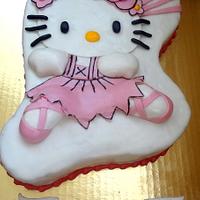 2D Hello Kitty Cake